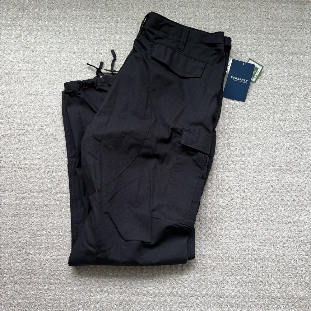 Propper BDU 2.0 Trouser LAPD/Black Large/Regular Durable Quick‎ Dry Ripstop NWT